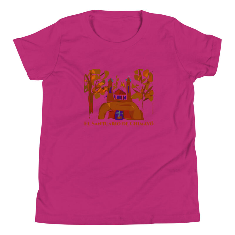 SANTUARIO DE CHIMAYO IN FALL - Youth T-Shirt - Image 8