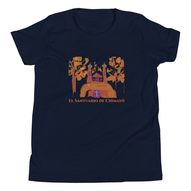 SANTUARIO DE CHIMAYO IN FALL - Youth T-Shirt - Image 2