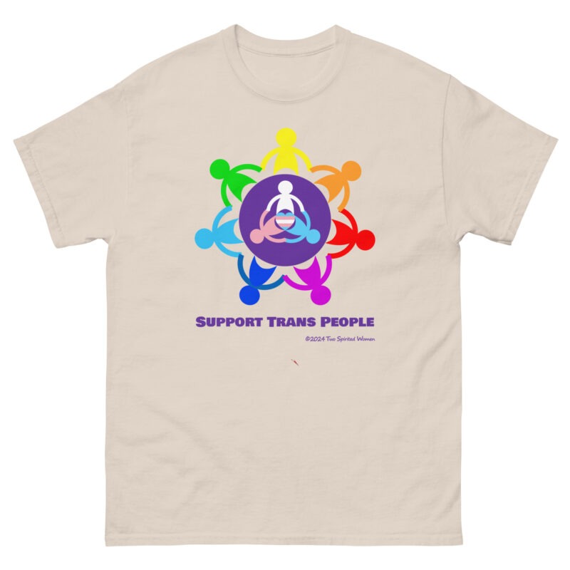SUPPORT TRANS PEOPLE - Men's Classic Tee - Image 6