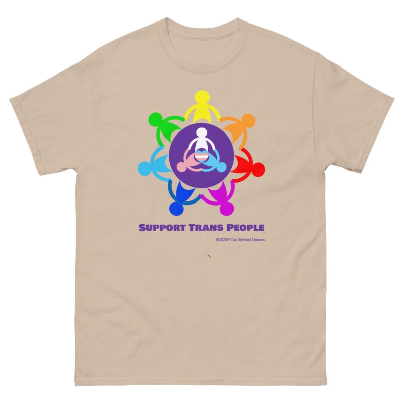 SUPPORT TRANS PEOPLE - Men's Classic Tee - Image 4