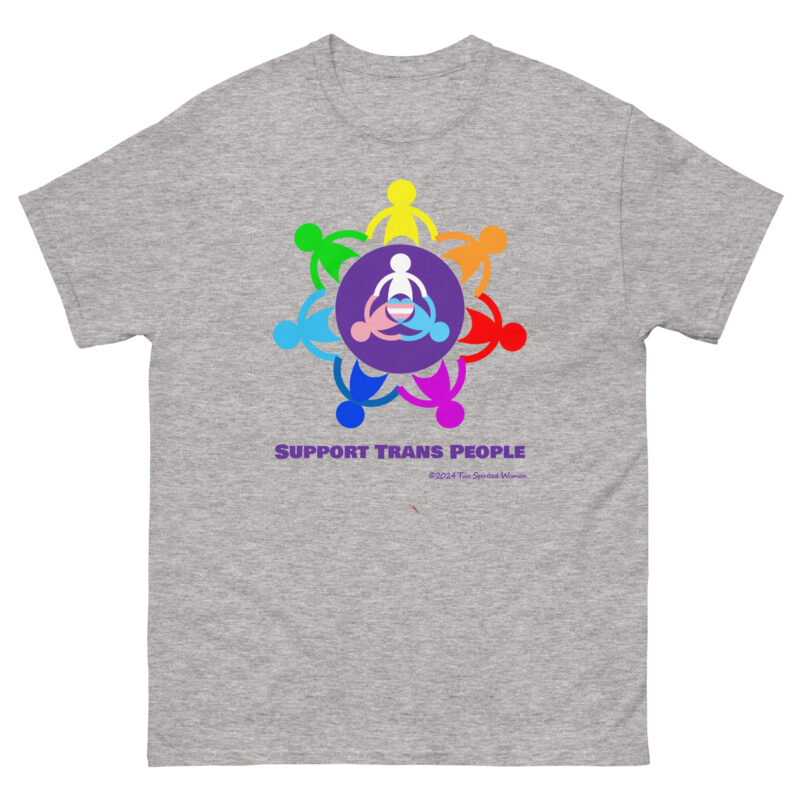 SUPPORT TRANS PEOPLE - Men's Classic Tee - Image 3