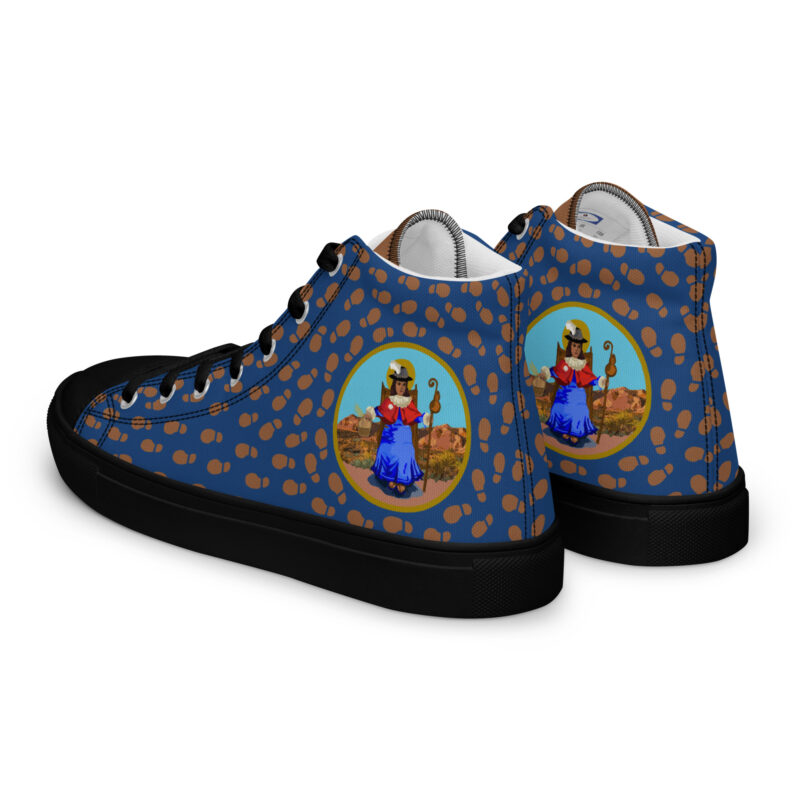 EL SANTO NINO DE ATOCHA - Men’s High Top Canvas Shoes - Image 4