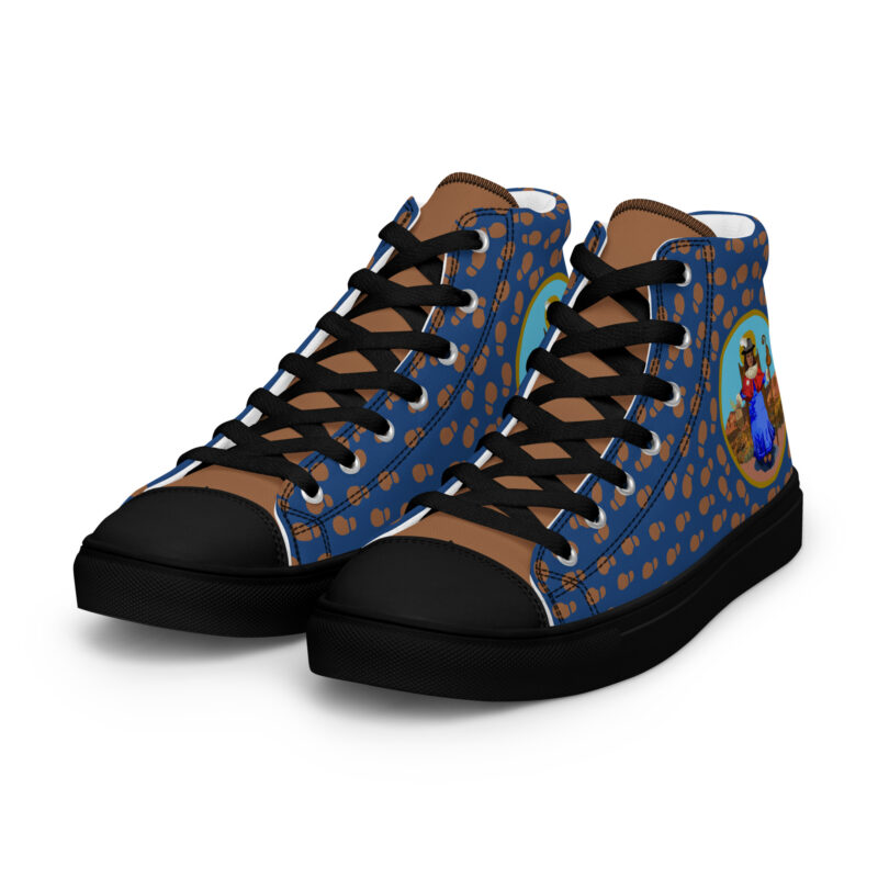 EL SANTO NINO DE ATOCHA - Men’s High Top Canvas Shoes - Image 5