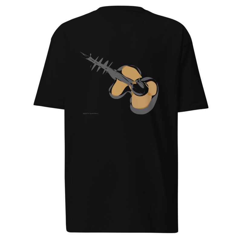 GUITAR - Men’s Premium Heavyweight Tee - Image 2