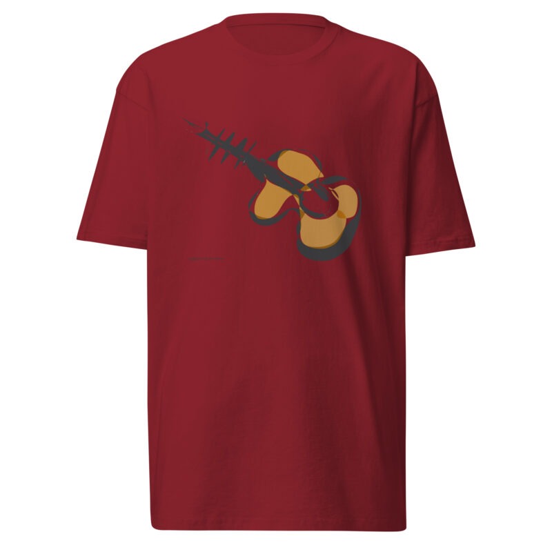 GUITAR - Men’s Premium Heavyweight Tee - Image 4