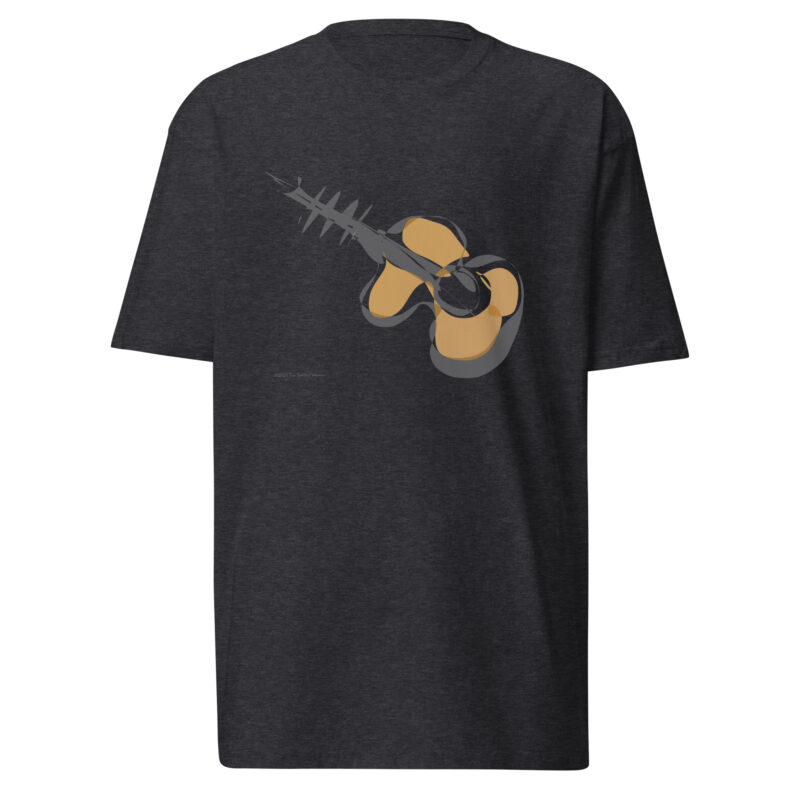 GUITAR - Men’s Premium Heavyweight Tee - Image 3