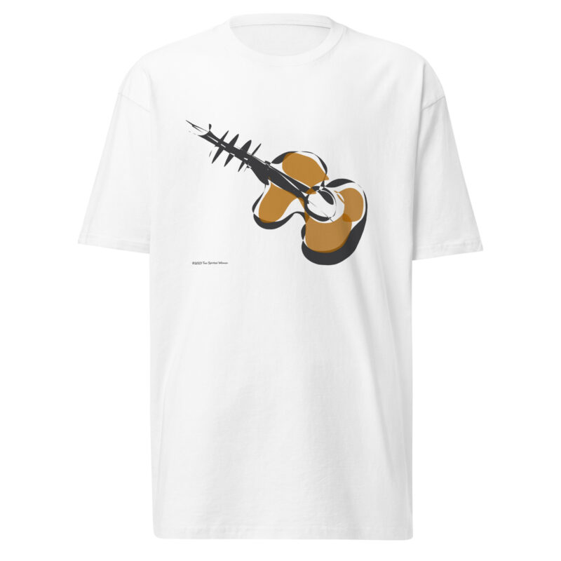 GUITAR - Men’s Premium Heavyweight Tee - Image 7
