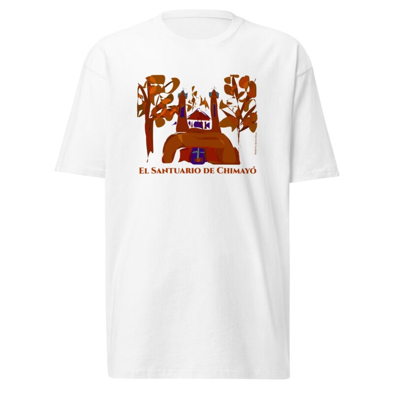 EL SANTUARIO IN FALL - Men’s Premium Heavyweight Tee - Image 6