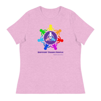 SUPPORT TRANS PEOPLE - Women's Relaxed T-Shirt