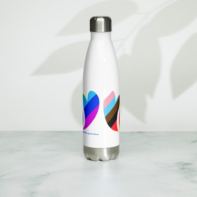 HEARTS OF PRIDE - Stainless Steel Water Bottle - Image 6