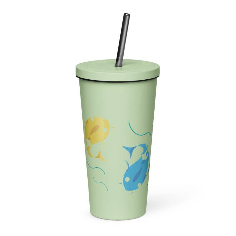 FISH - Insulated Tumbler with a Straw - Image 13