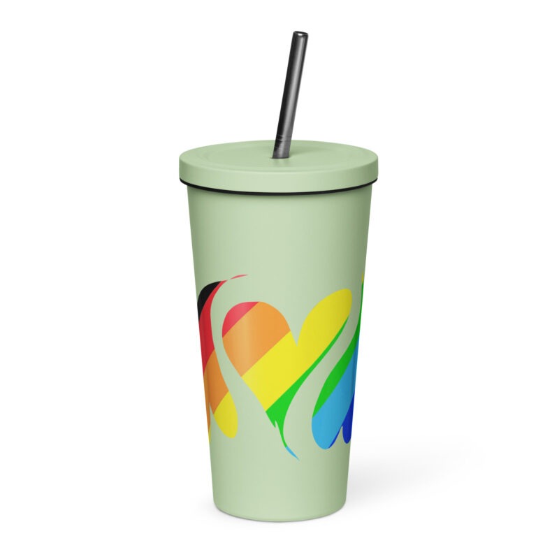 HEARTS OF PRIDE - Insulated Tumbler with a Straw - Image 10