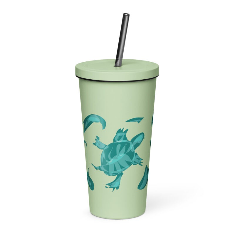 TURTLE - Insulated Tumbler with a Straw - Image 9