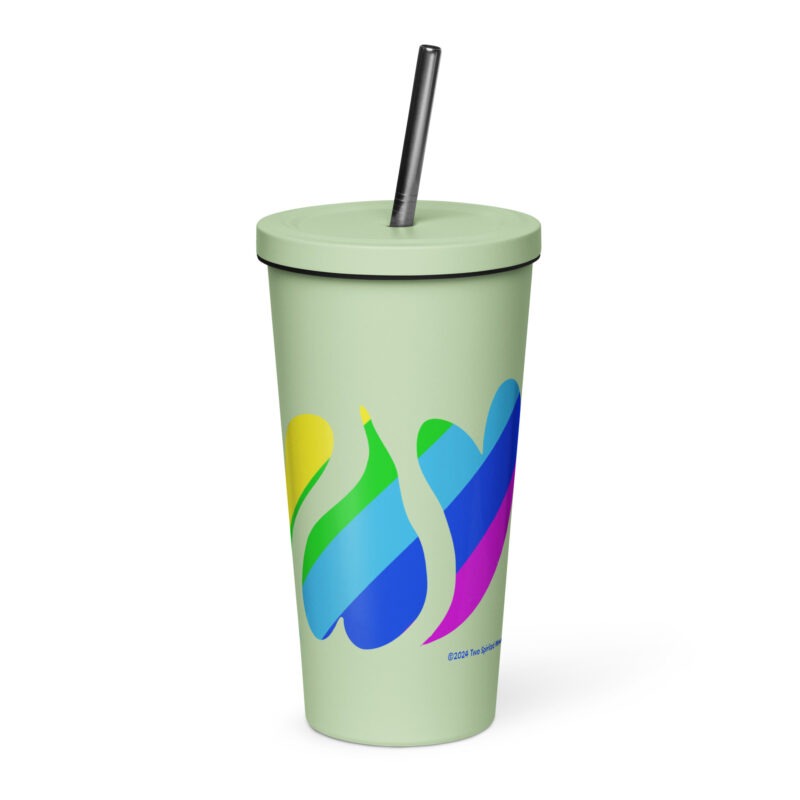 HEARTS OF PRIDE - Insulated Tumbler with a Straw - Image 11
