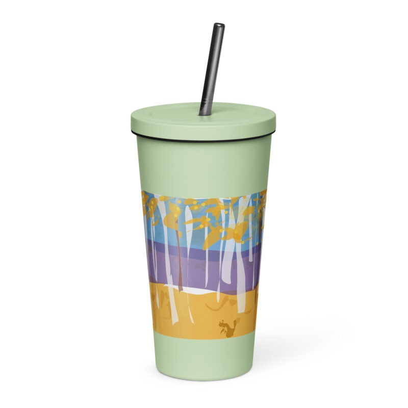 ASPEN - Insulated Tumbler with a Straw - Image 11