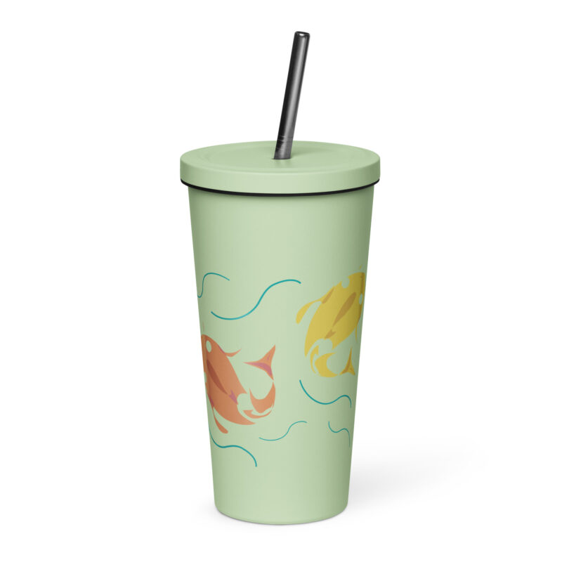 FISH - Insulated Tumbler with a Straw - Image 12