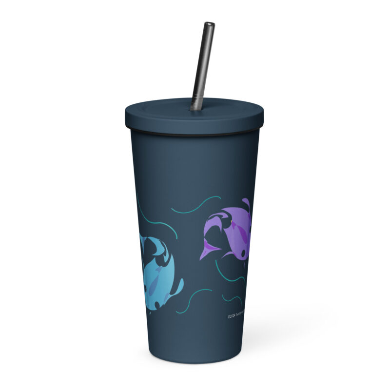 FISH - Insulated Tumbler with a Straw - Image 2