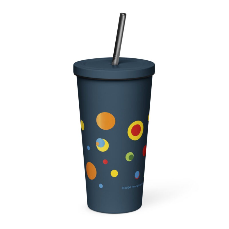 DOTS - Insulated Tumbler with a Straw - Image 4