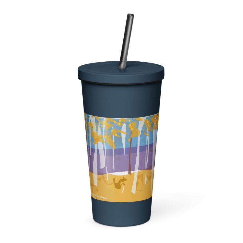 ASPEN - Insulated Tumbler with a Straw - Image 5