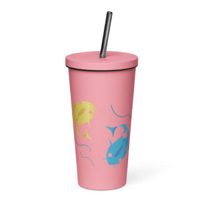 FISH - Insulated Tumbler with a Straw