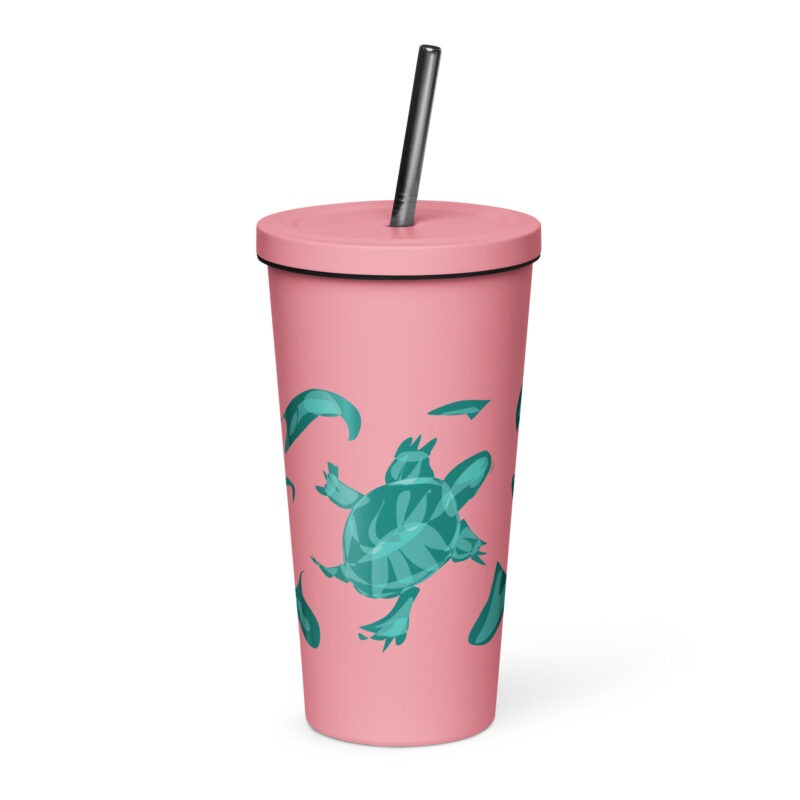 TURTLE - Insulated Tumbler with a Straw