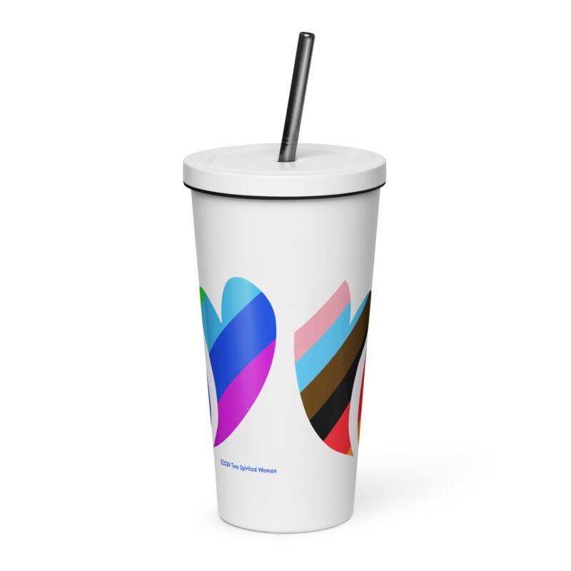 HEARTS OF PRIDE - Insulated Tumbler with a Straw - Image 14