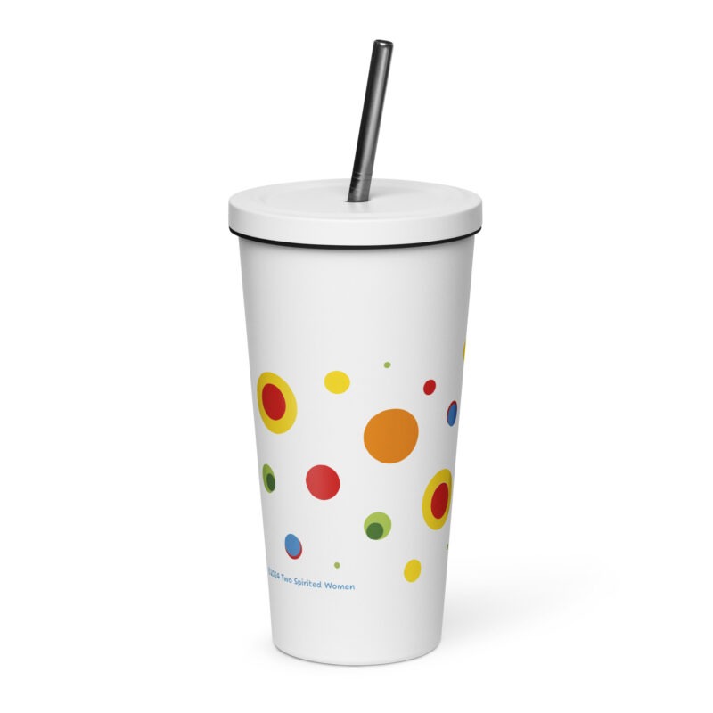 DOTS - Insulated Tumbler with a Straw - Image 14