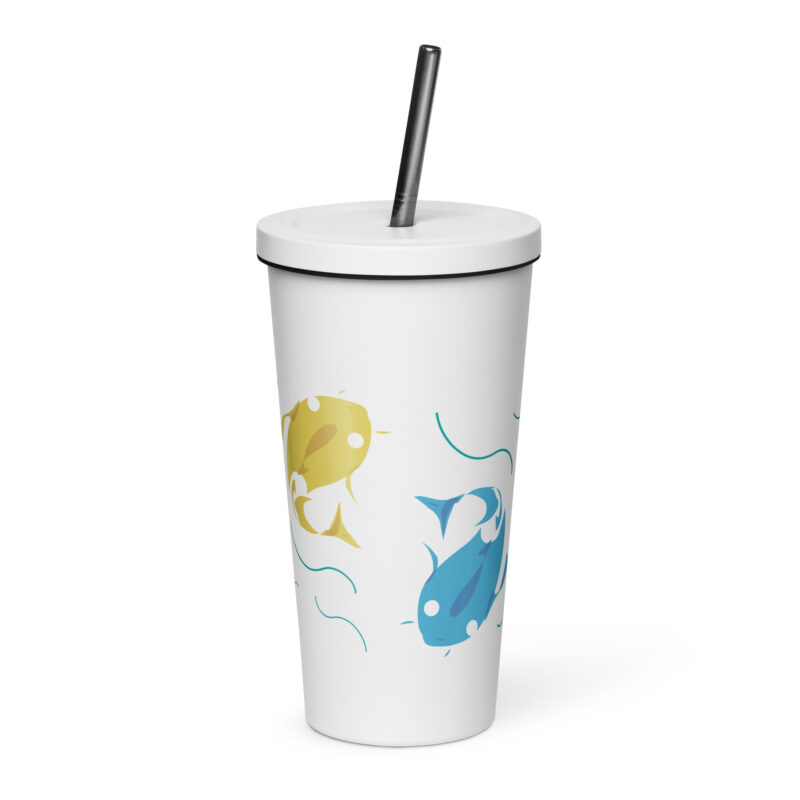 FISH - Insulated Tumbler with a Straw - Image 17