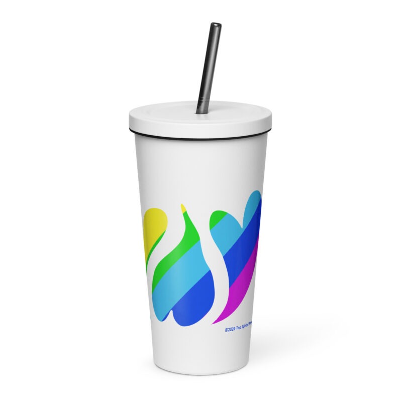 HEARTS OF PRIDE - Insulated Tumbler with a Straw - Image 15