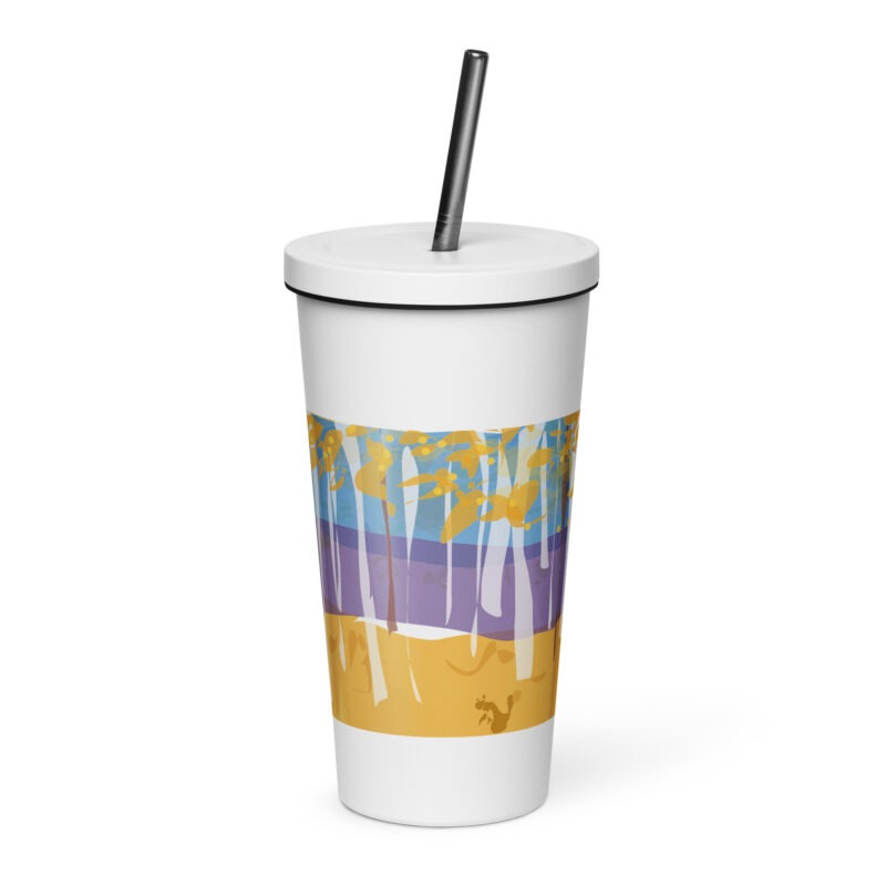 ASPEN - Insulated Tumbler with a Straw - Image 14
