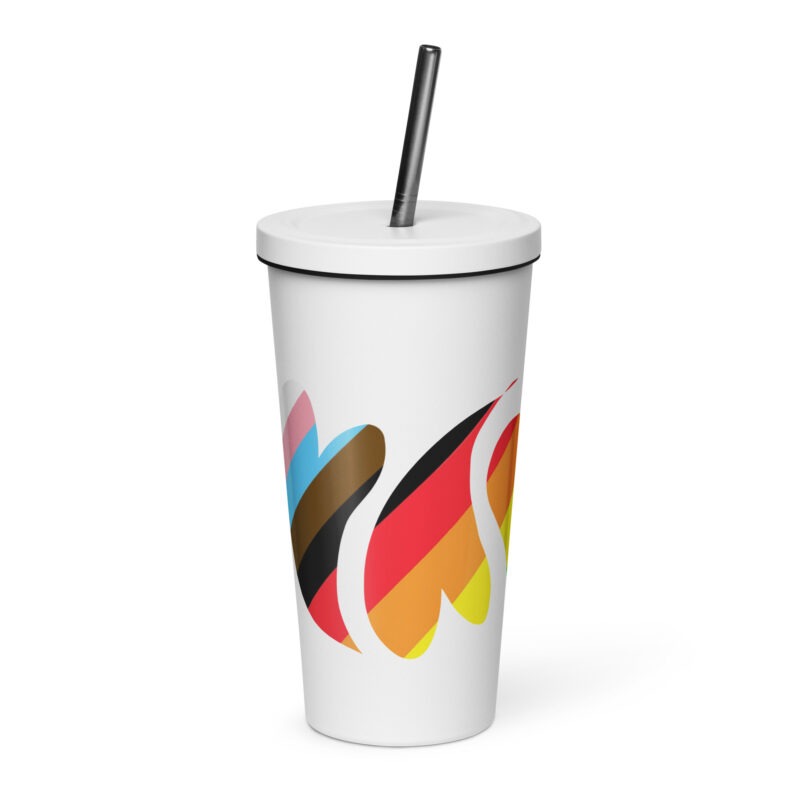 HEARTS OF PRIDE - Insulated Tumbler with a Straw - Image 16