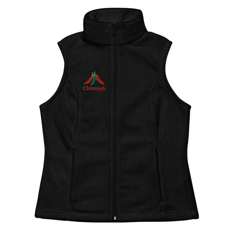 CHIMAYO CHILE - Women’s Columbia Fleece Vest (front embroidery) - Image 2