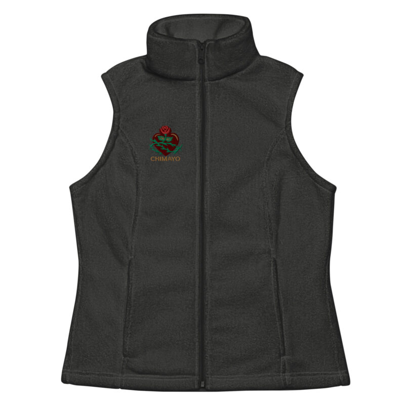 CHIMAYO HEART & ROSE - Women’s Columbia Fleece Vest (embroidered on front) - Image 4
