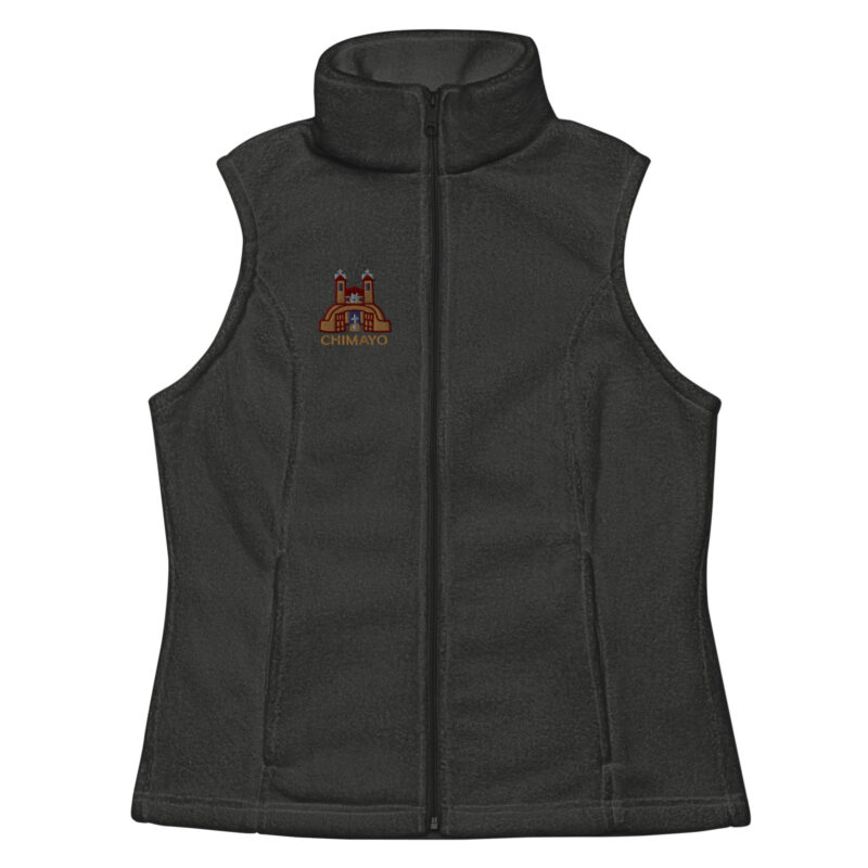 EL SANTUARIO DE CHIMAYO - Women’s Columbia Fleece Vest (embroidered on front) - Image 4