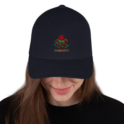 CHIMAYO HEART WITH ROSE - Closed-Back Structured Twill Cap