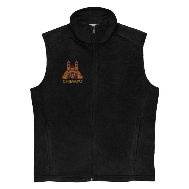 EL SANTUARIO DE CHIMAYO - Men’s Columbia Fleece Vest (embroidered on front) - Image 2