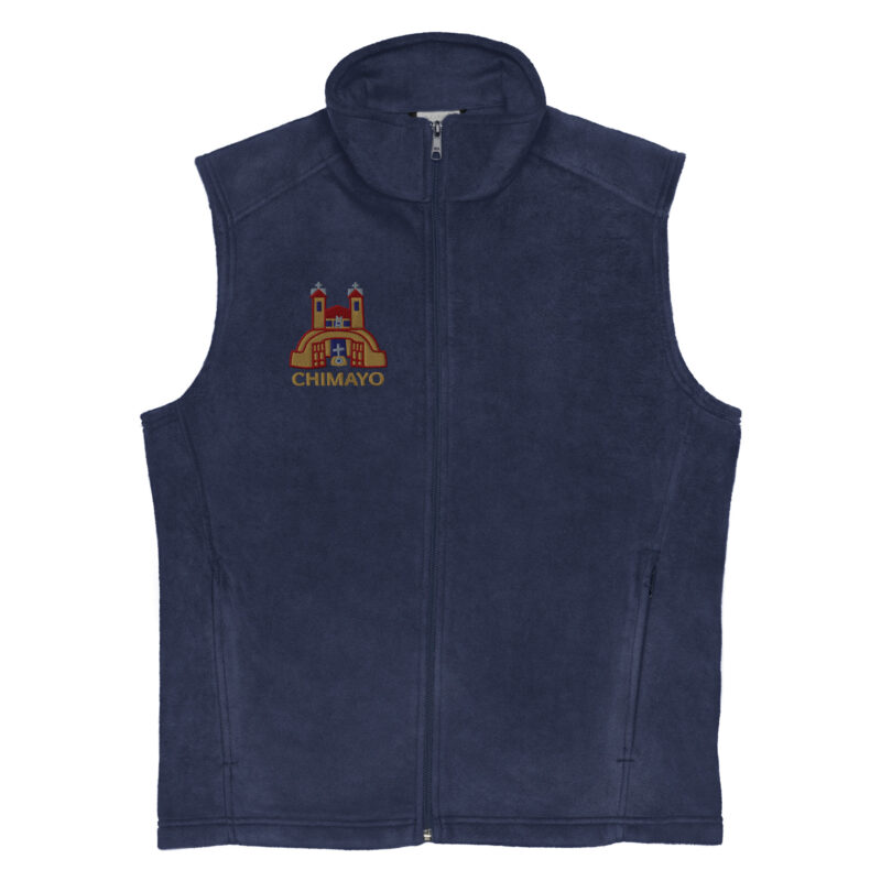 EL SANTUARIO DE CHIMAYO - Men’s Columbia Fleece Vest (embroidered on front) - Image 3