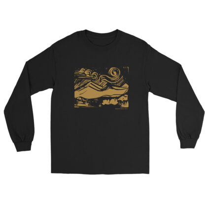 GOLD MOUNTAINS & SUN - Men’s Long Sleeve Tee