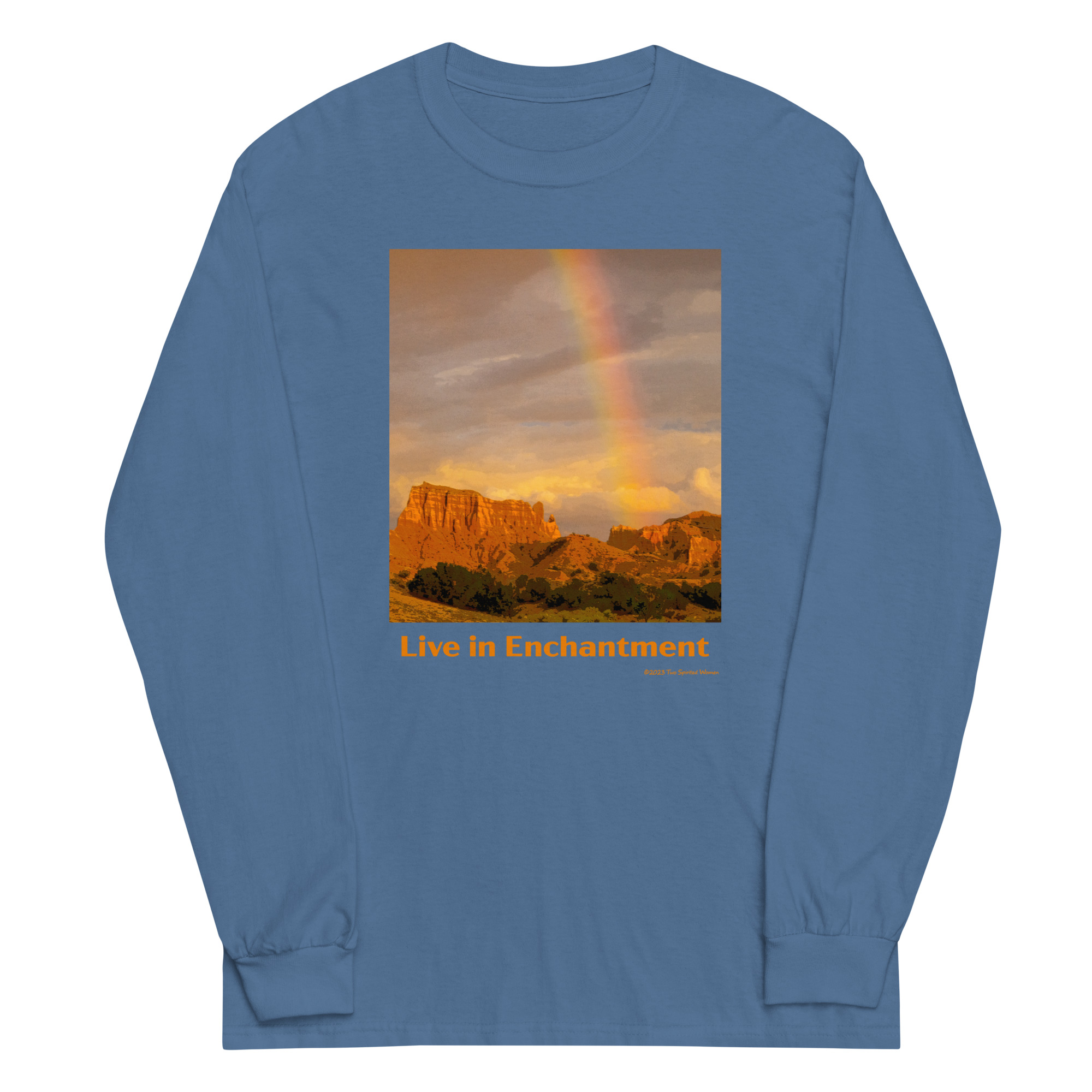 LIVE IN ENCHANTMENT - Men’s Long Sleeve Tee - Image 5