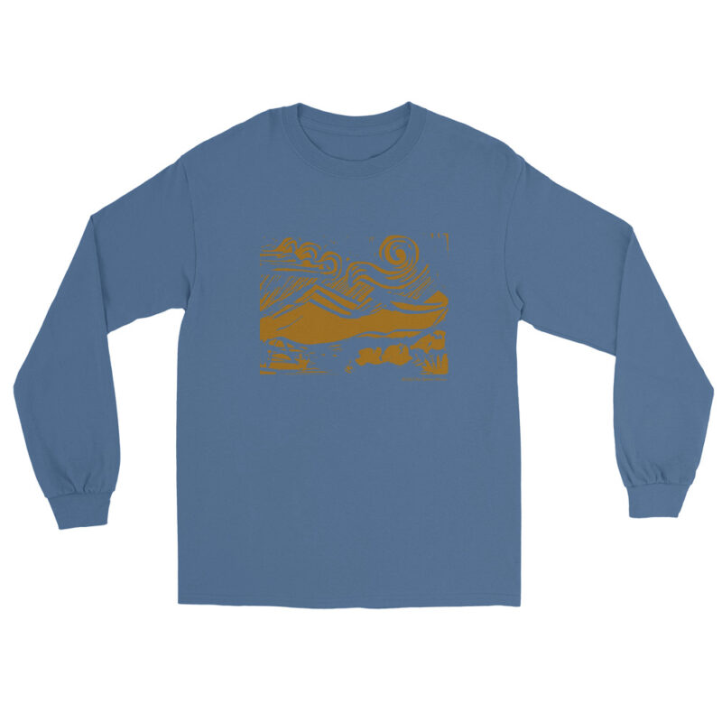 GOLD MOUNTAINS & SUN - Men’s Long Sleeve Tee - Image 8