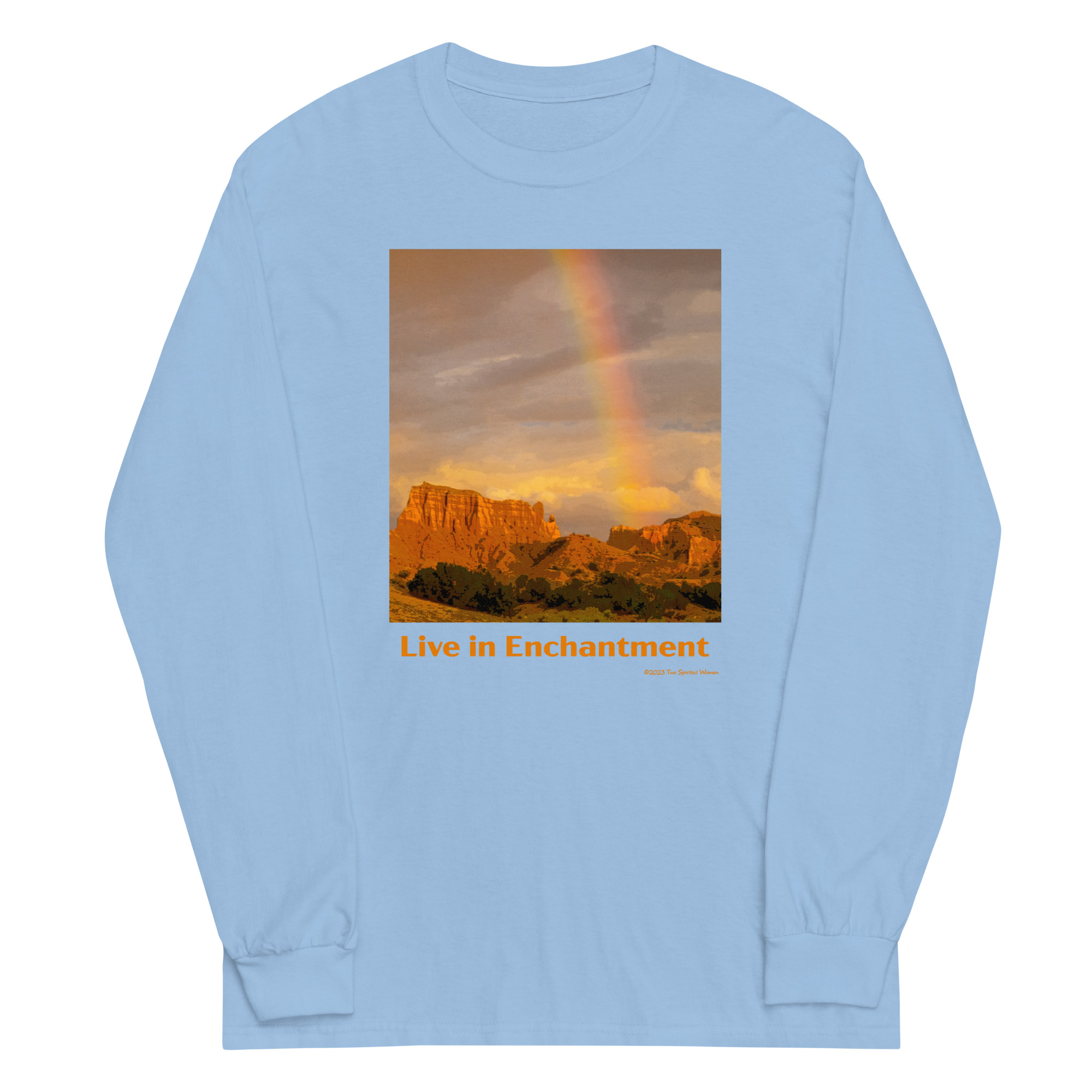 LIVE IN ENCHANTMENT - Men’s Long Sleeve Tee - Image 7