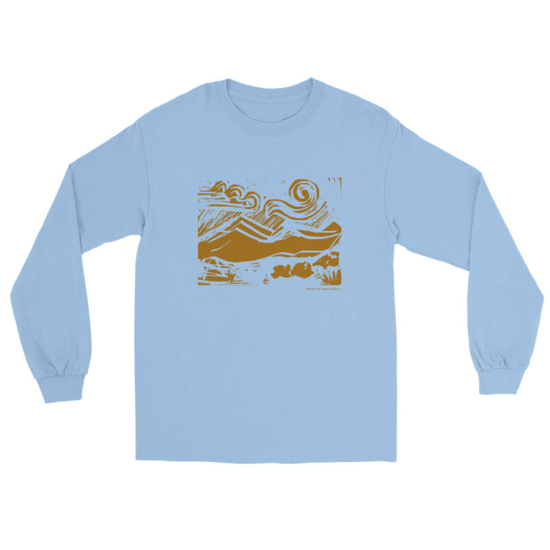GOLD MOUNTAINS & SUN - Men’s Long Sleeve Tee - Image 10