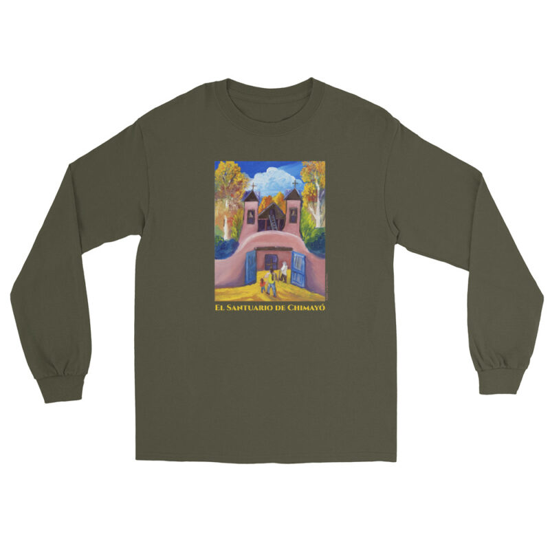 VISITING EL SANTUARIO - Men’s Long Sleeve Tee - Image 4