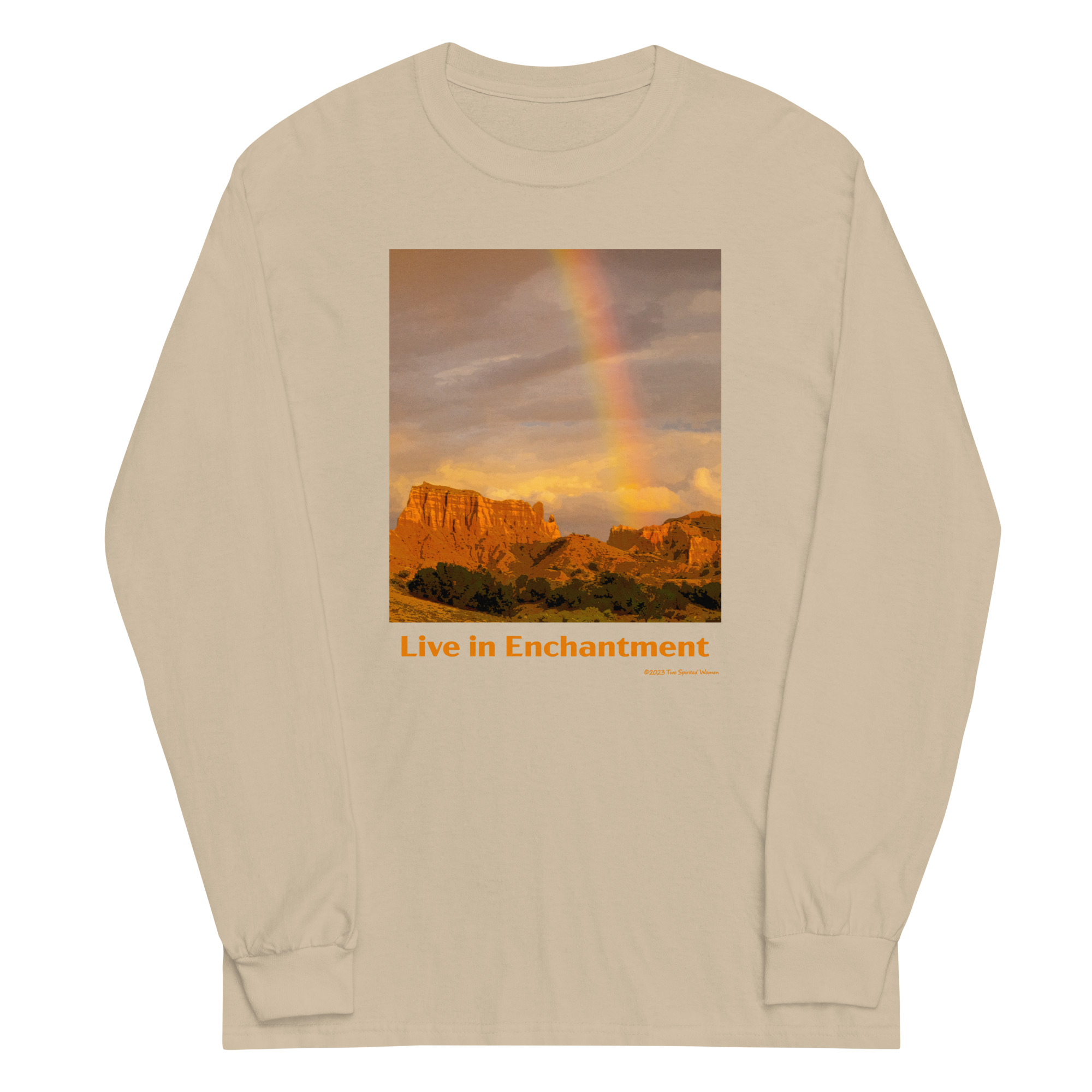 LIVE IN ENCHANTMENT - Men’s Long Sleeve Tee - Image 8
