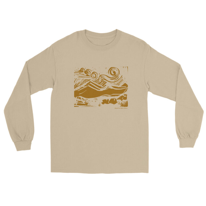 GOLD MOUNTAINS & SUN - Men’s Long Sleeve Tee - Image 11