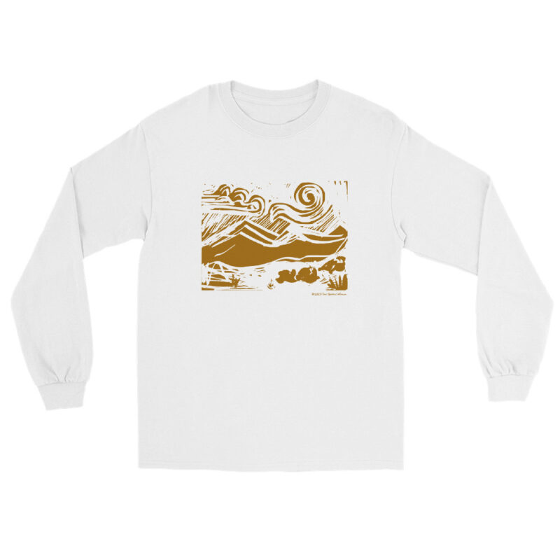GOLD MOUNTAINS & SUN - Men’s Long Sleeve Tee - Image 13