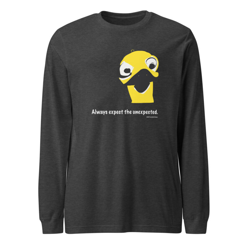 ALWAYS EXPECT THE UNEXPECTED - Unisex Long Sleeve Tee - Image 8