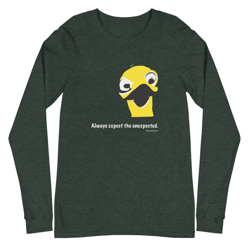 ALWAYS EXPECT THE UNEXPECTED - Unisex Long Sleeve Tee - Image 48