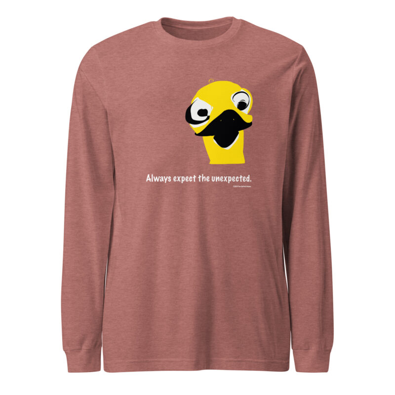 ALWAYS EXPECT THE UNEXPECTED - Unisex Long Sleeve Tee - Image 32
