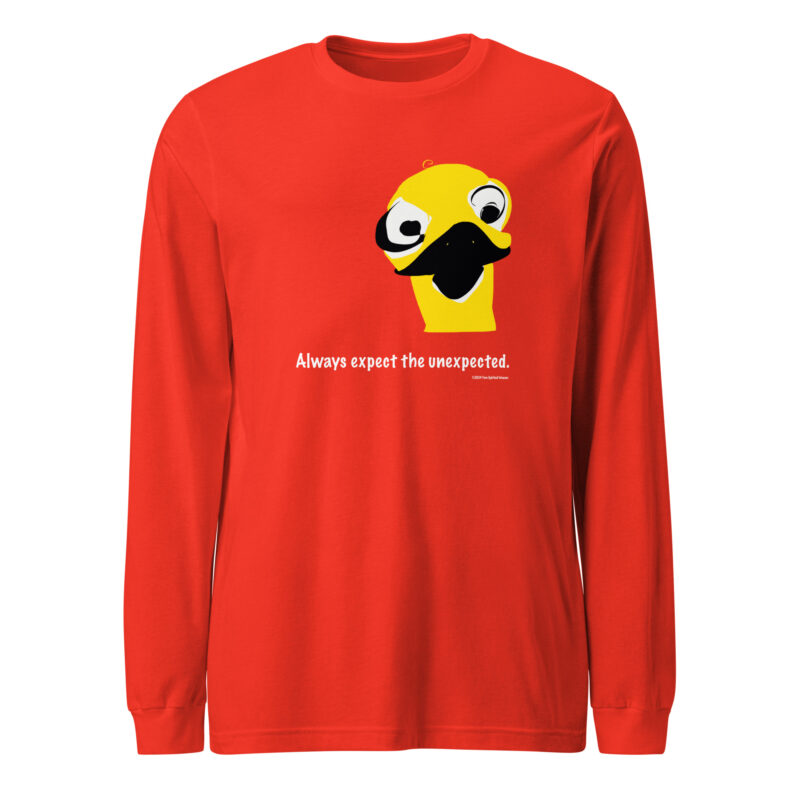 ALWAYS EXPECT THE UNEXPECTED - Unisex Long Sleeve Tee - Image 24